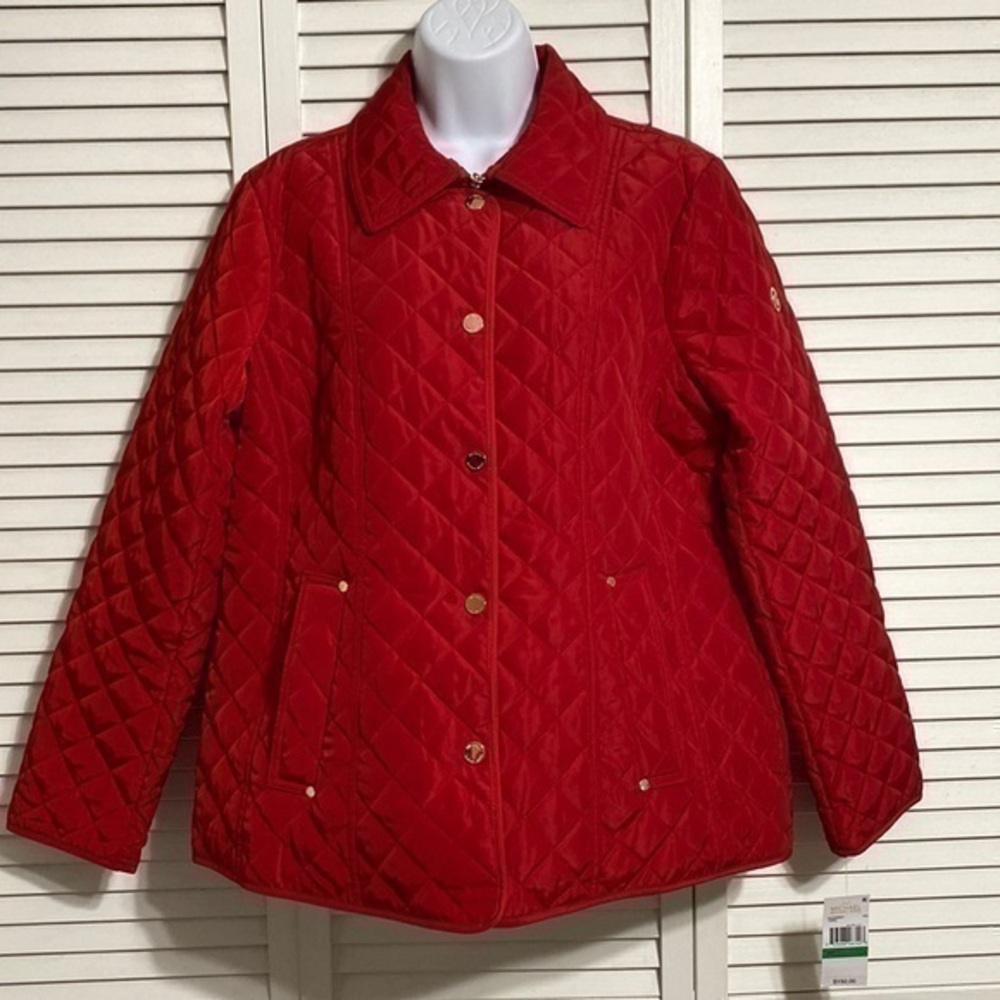 MICHAEL MICHAEL KORS Quilted Snap front Jacket Coat